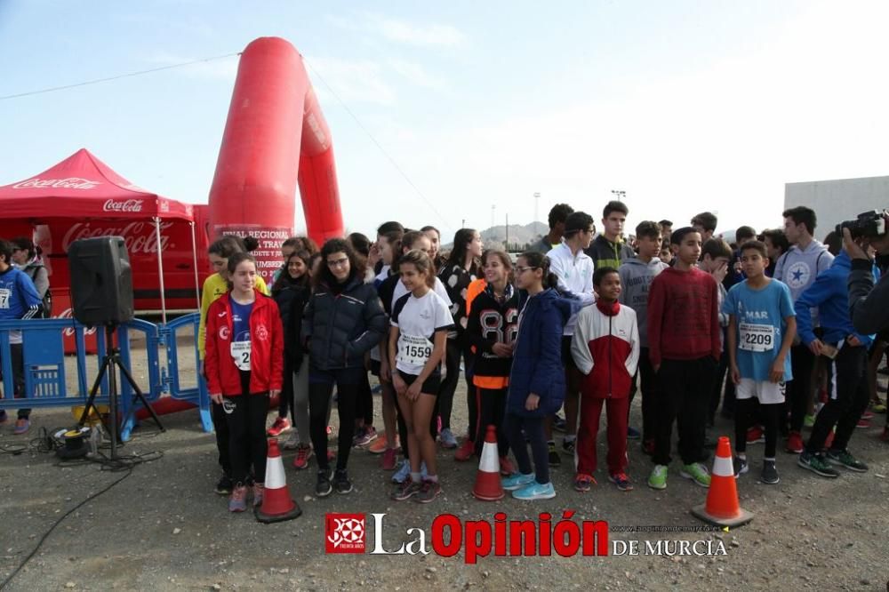 Final Regional de Cross Escolar: entrega de medallas