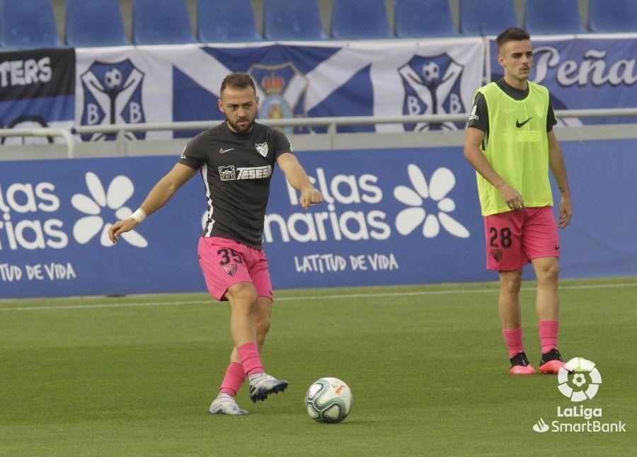 Partido del Tenerife y el Málaga CF de la Liga SmartBank.