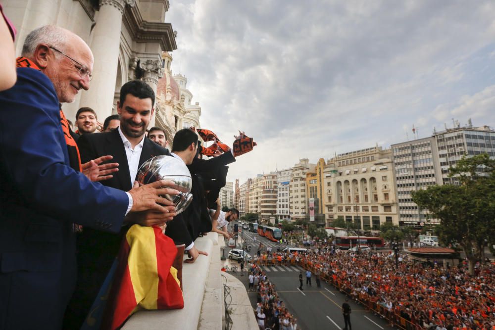 Actos de celebración del Valencia Basket