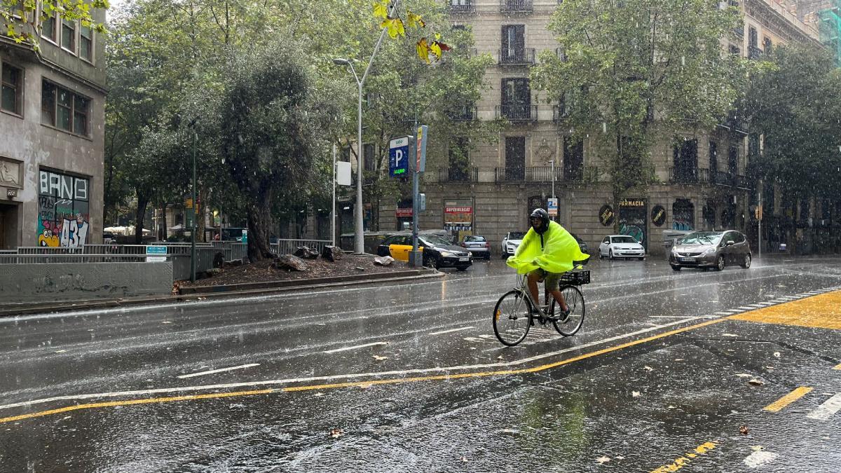 Tarde de tormenta en Barcelona