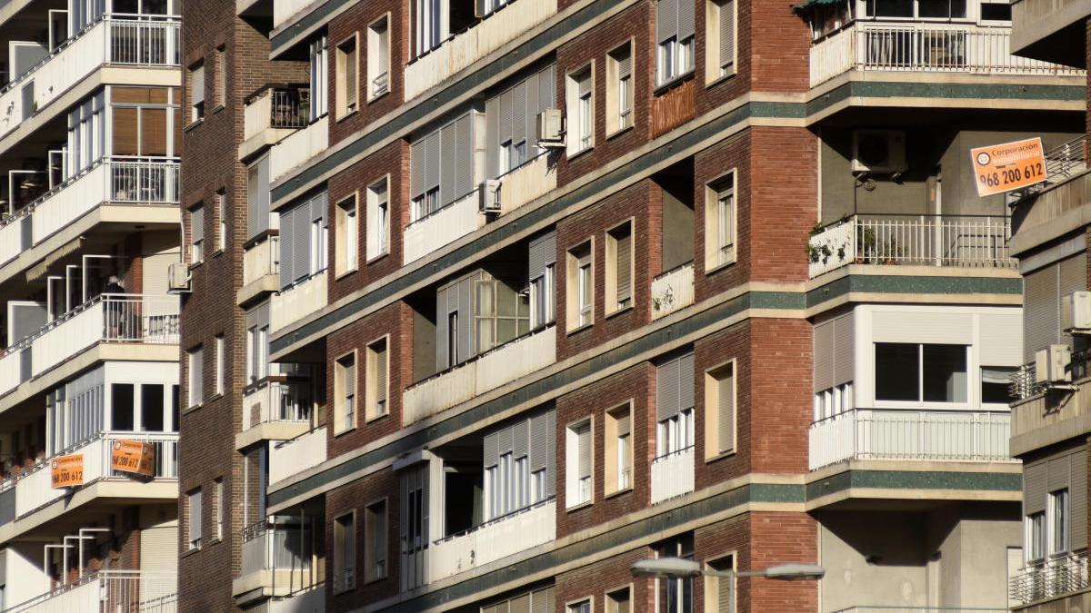 Pisos en alquiler o venta en la avenida Ronda Norte de Murcia.