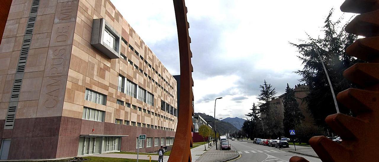 Instalaciones de la residencias de estudiantes del campus de Mieres.