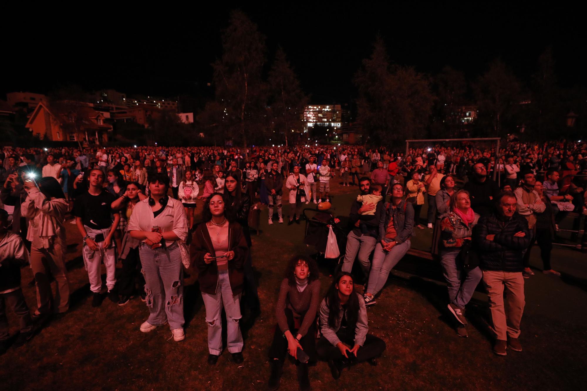 Así se vivió la noche de los fuegos de San Mateo 2022