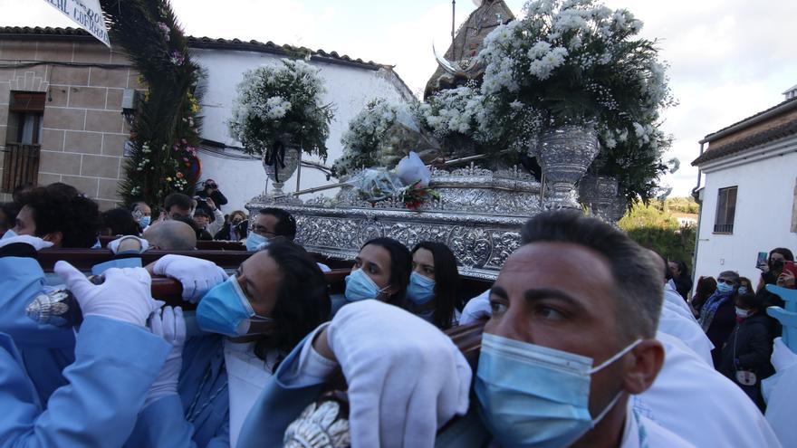 Flores &#039;portuguesas&#039; para la patrona de Cáceres