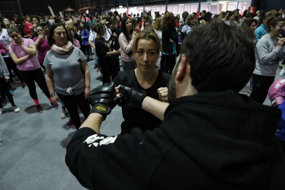 Exhibición en Gijón de krav maga