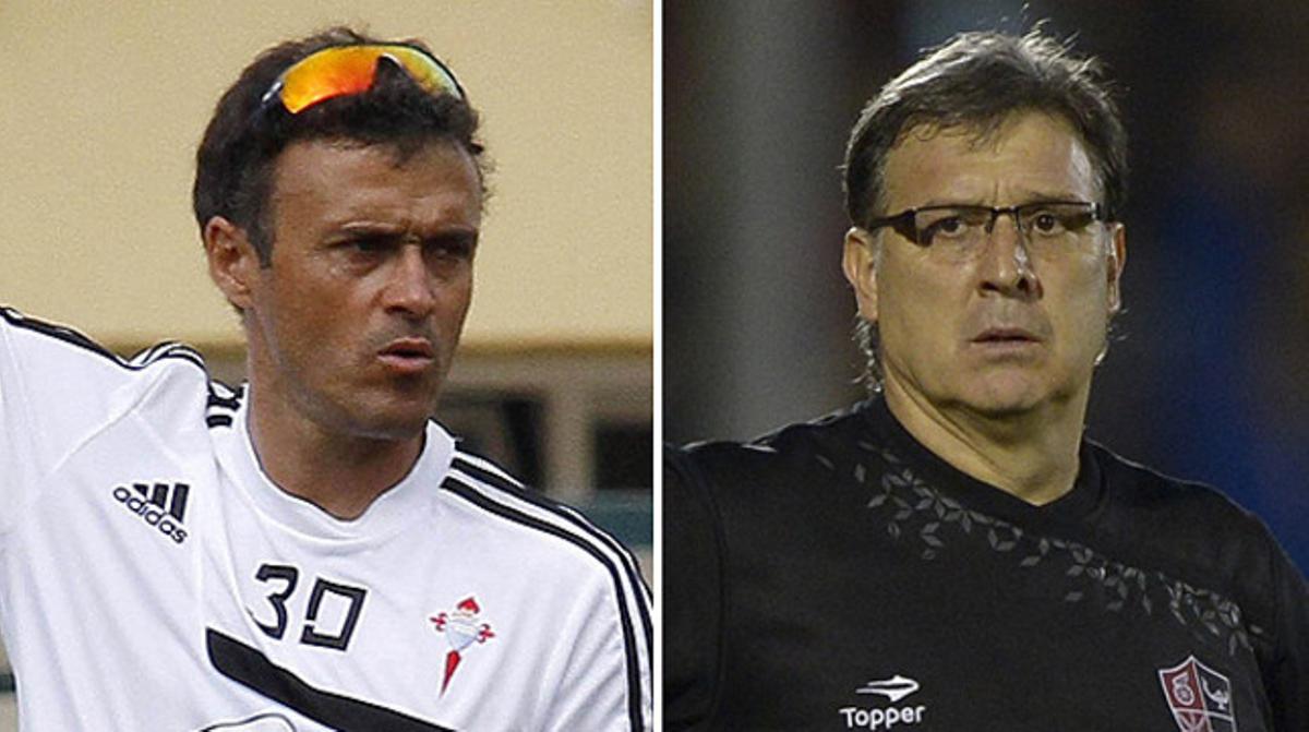 Luis Enrique i Gerardo ’Tata’ Martino. Luis Enrique i Gerardo ’Tata’ Martino.