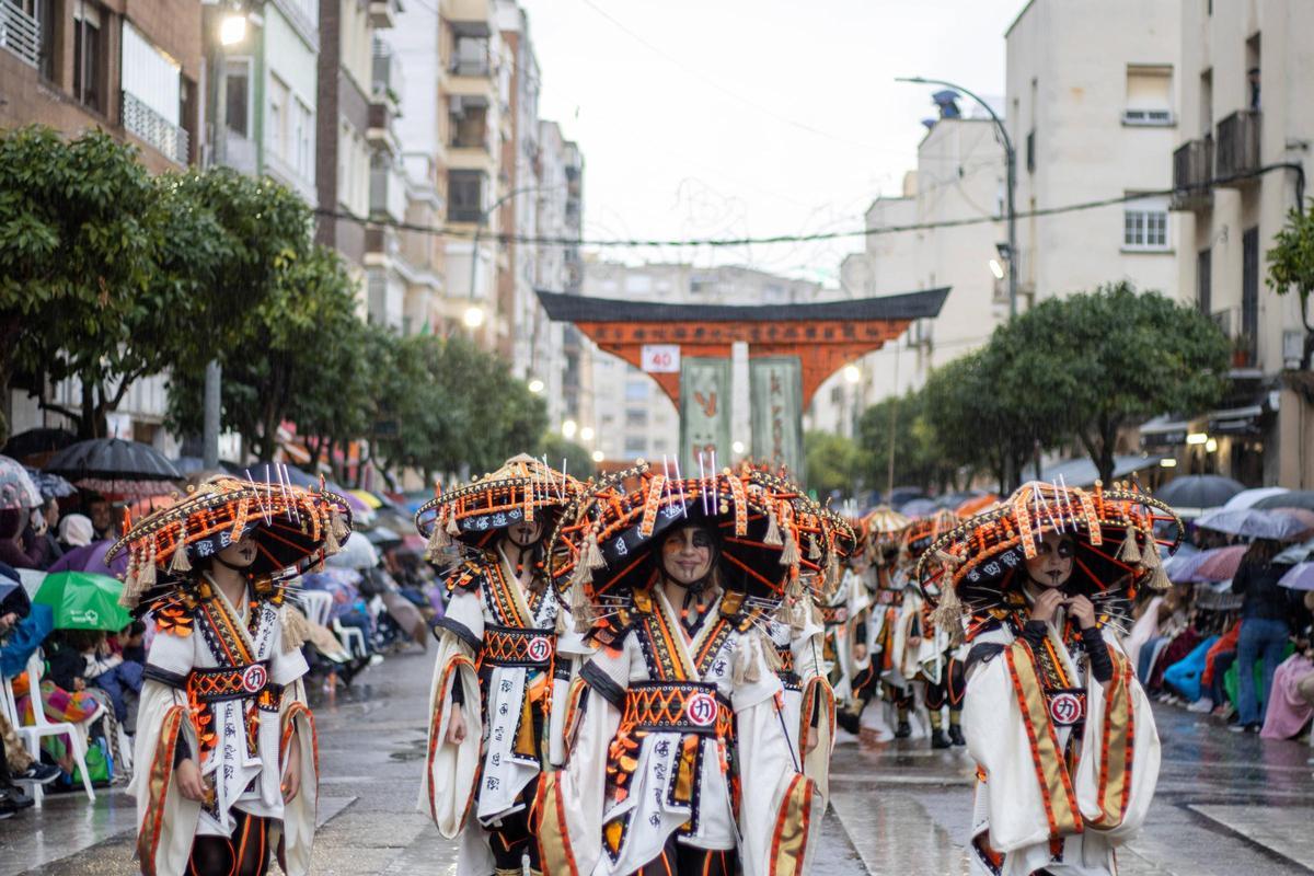 La Pava and Company en el Gran Desfile de Comparsas de Badajoz 2025.