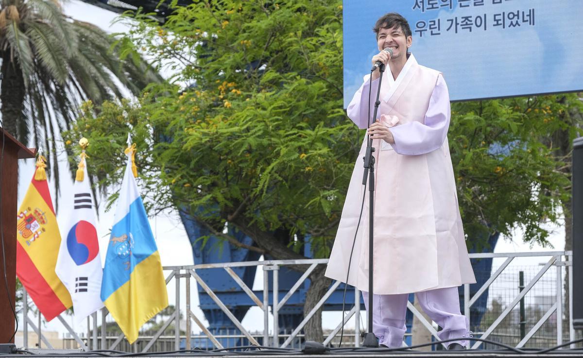 Gran Fest, evento que conmemora la llegada del primer buque de la flota coreana a Canarias