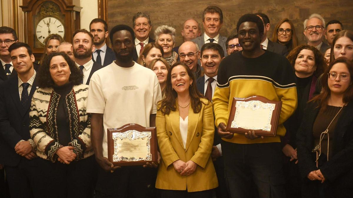 Ibrahima Diack y Magatte N'Diaye, nombrados hijos adoptivos de A Coruña