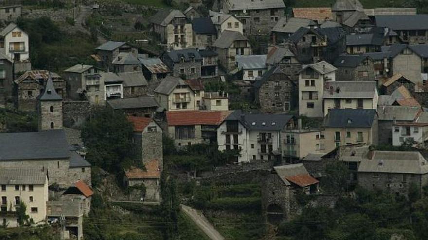 La localidad de San Juan de Plan, en el valle de Chistau