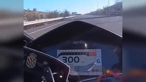 Detenido un motorista que se grabó circulando a 300km/h en una autovía por la M-50