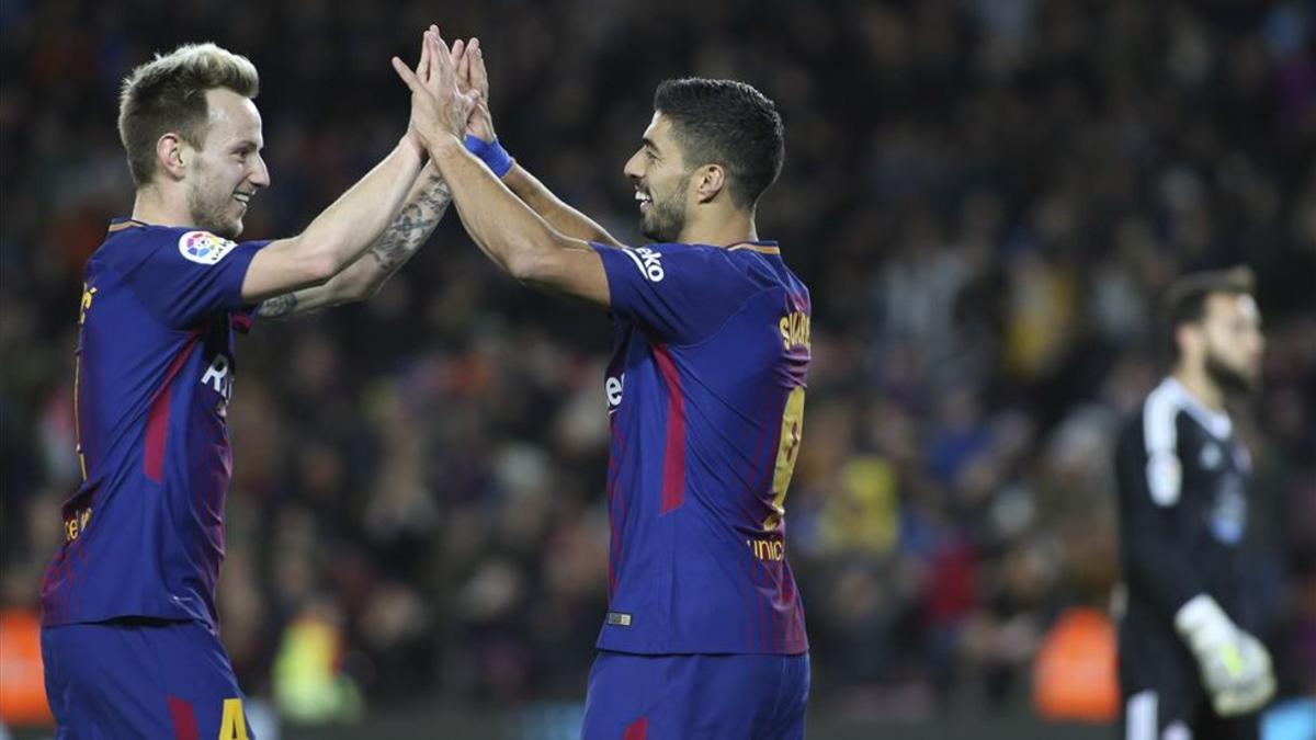 Suárez vuelve a celebrar goles en cada partido que juega