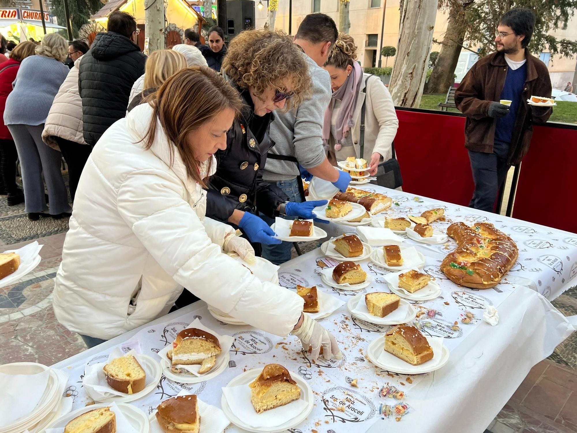 Roscón gigante en Lucena