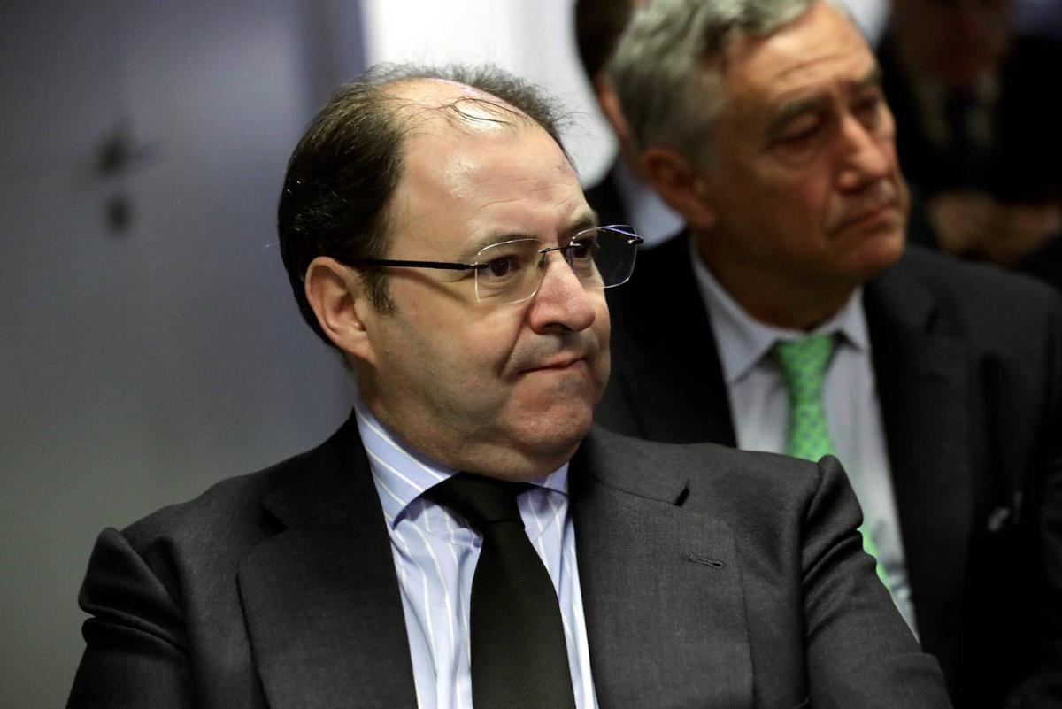 GRAF286 MADRID, 30/1/2018.- El presidente de Distrito Castellana Norte, Antonio Béjar durante el primer EFEForo Líderes de 2018, una tribuna para la reflexión y el debate sobre la actualidad política, económica y empresarial española que organiza la Agencia Efe. EFE/Zipi