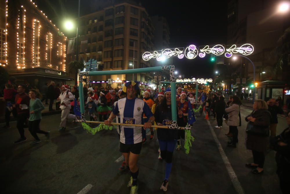 La San Silvestre más colorida en Alicante