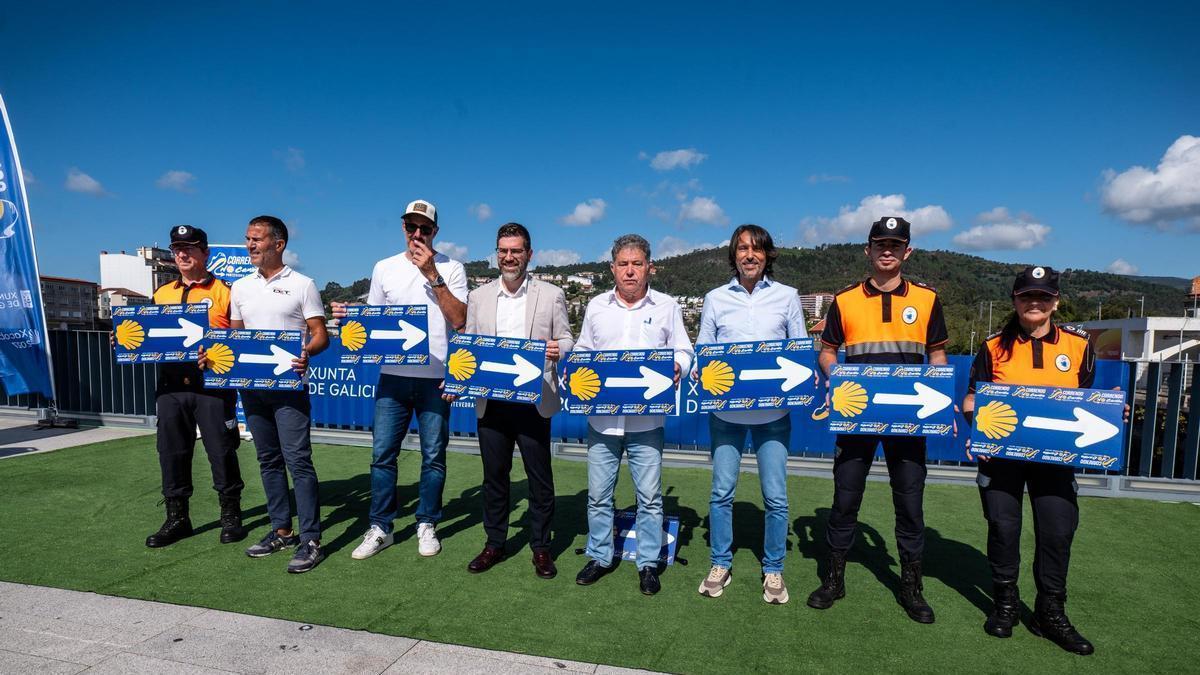 El alcalde de Pontevedra en la presentación del evento.