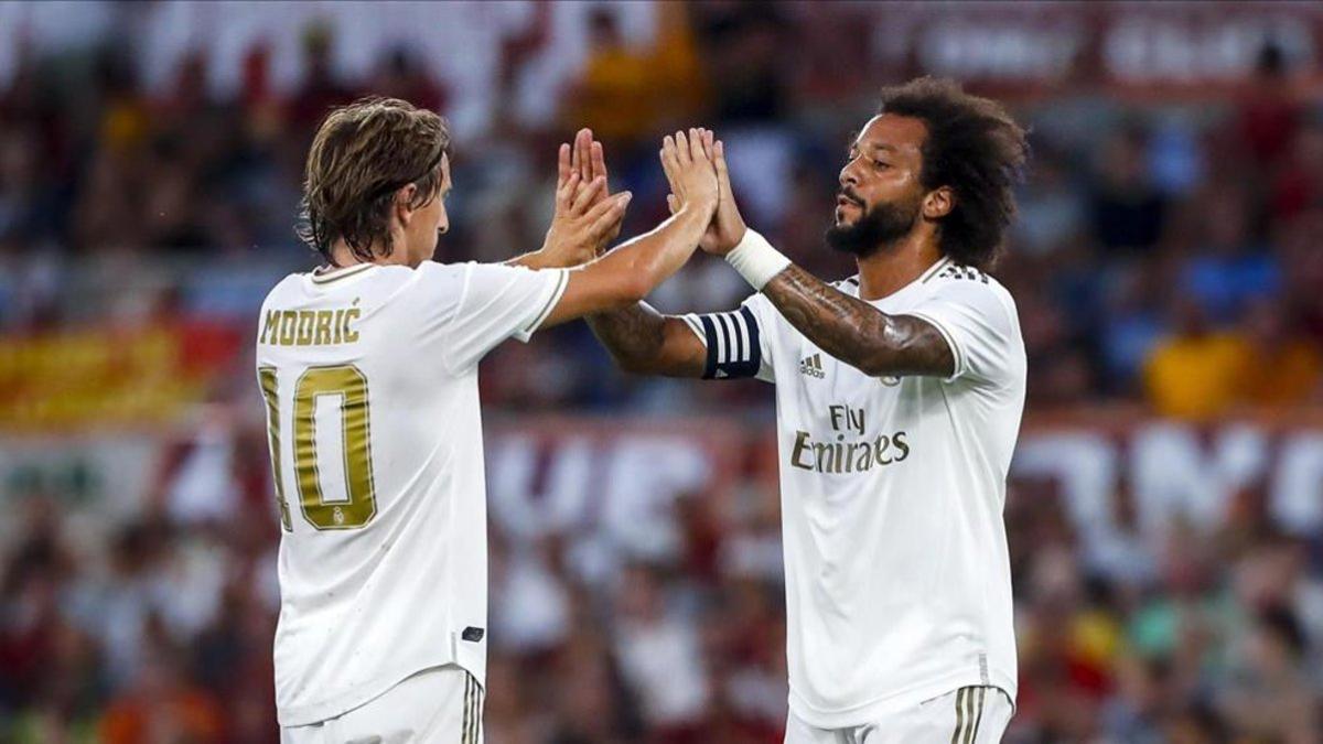 Modric y Marcelo en una imagen de archivo.