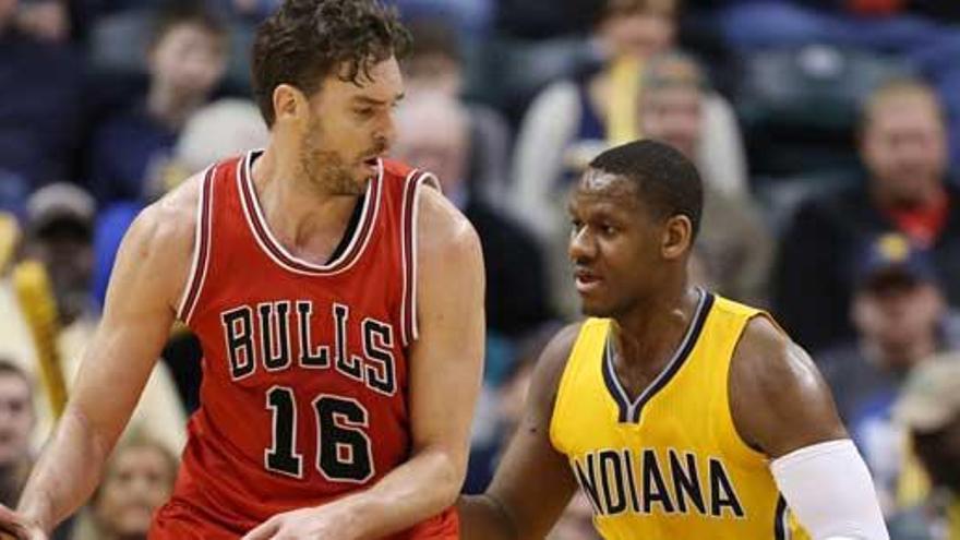 Pau Gasol, durante el partido.