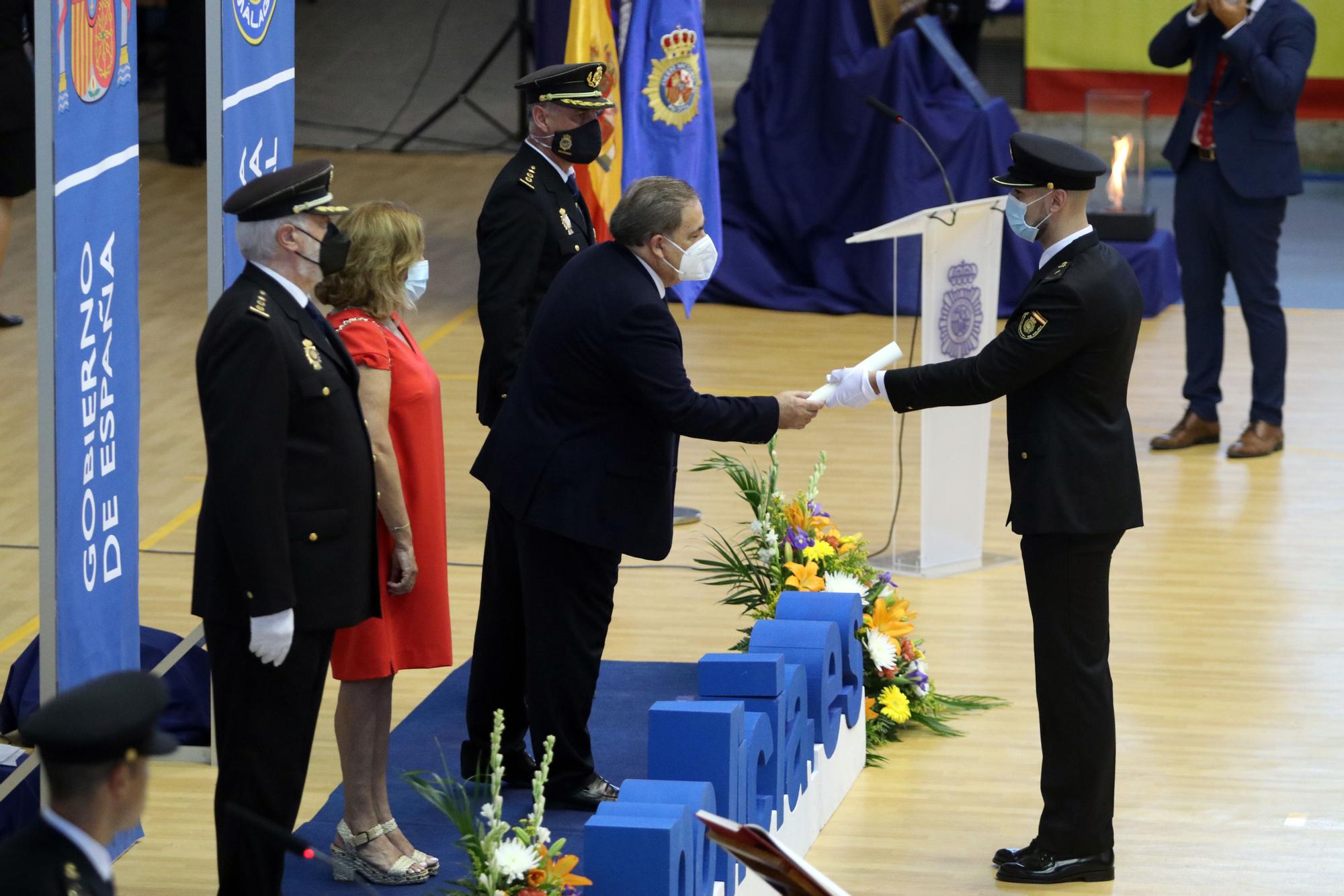 Presentación de 205 nuevos agentes de la Policía Nacional en Málaga