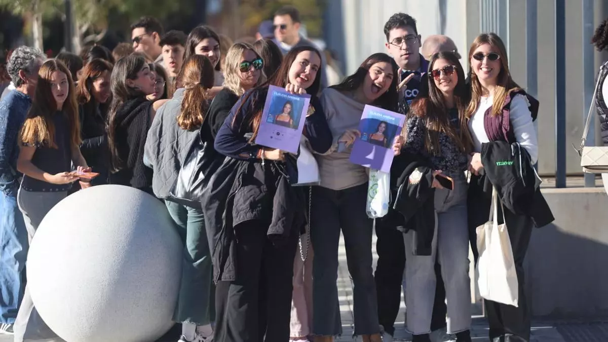 Lucía, Claudia y Tinho llevan la pasión OT a València
