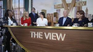 El presidente de EEUU, Joe Biden, durante la entrevista en el programa The View the ABC.