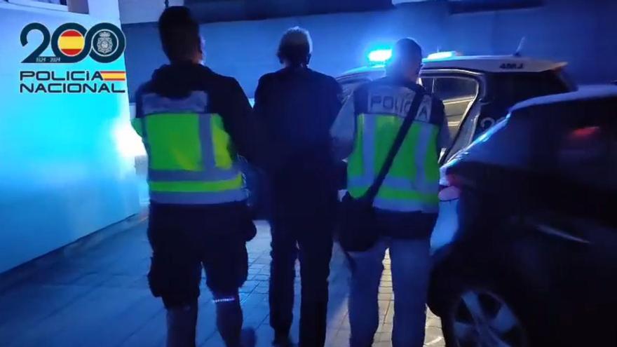 Comprobaciones de carga en el viaducto del Guiniguada.