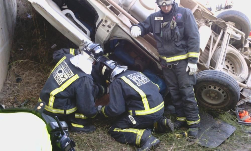 Accidente en la autovía Lorca-Águilas