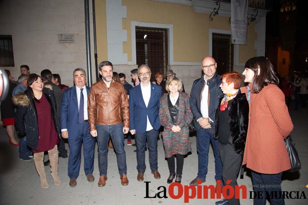 Presentación candidatura PSOE en Caravaca