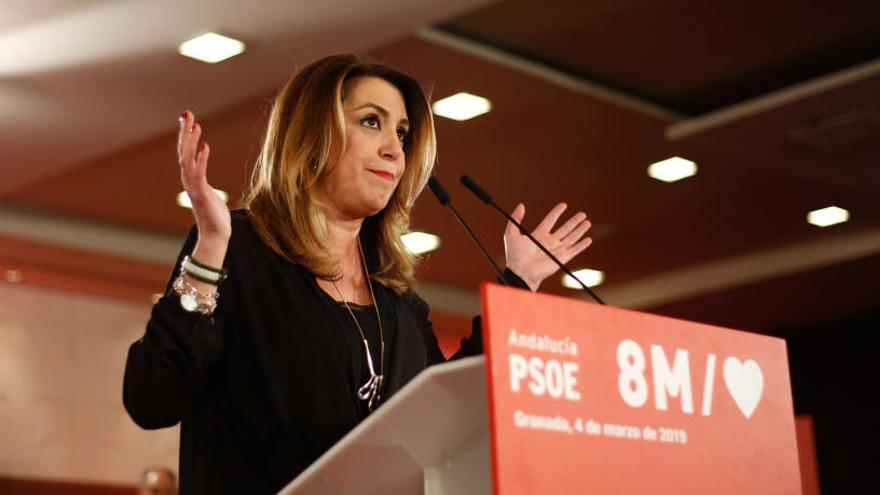 La secretaria general del PSOE andaluz, Susana Díaz.