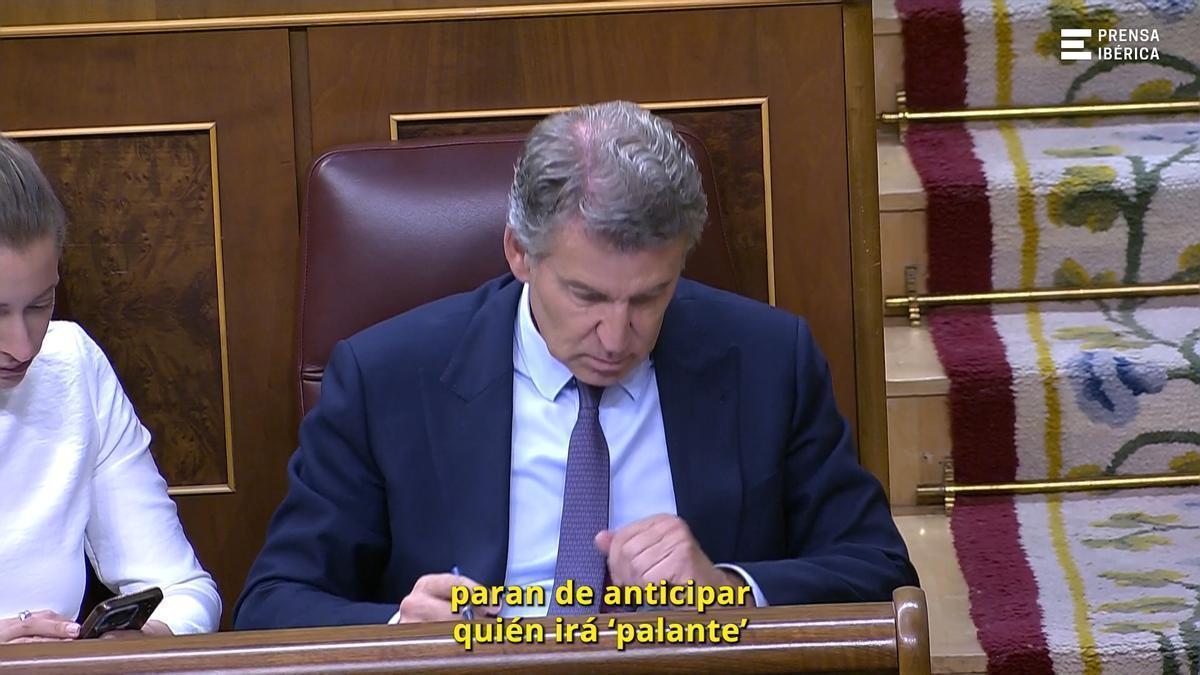 Tenso cara a cara entre Sánchez y Feijóo en el Congreso por la corrupción en el PSOE