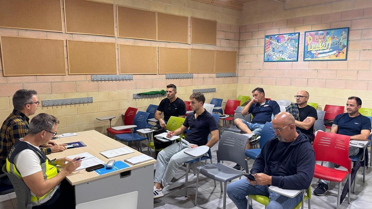 Un momento de la reunión del Cecopal de Sueca celebrada este viernes.