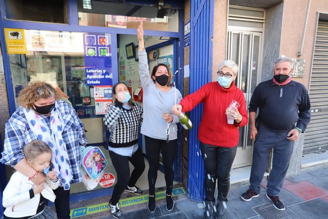 El segundo premio de la Lotería deja 1,2 millones en Callosa de Segura