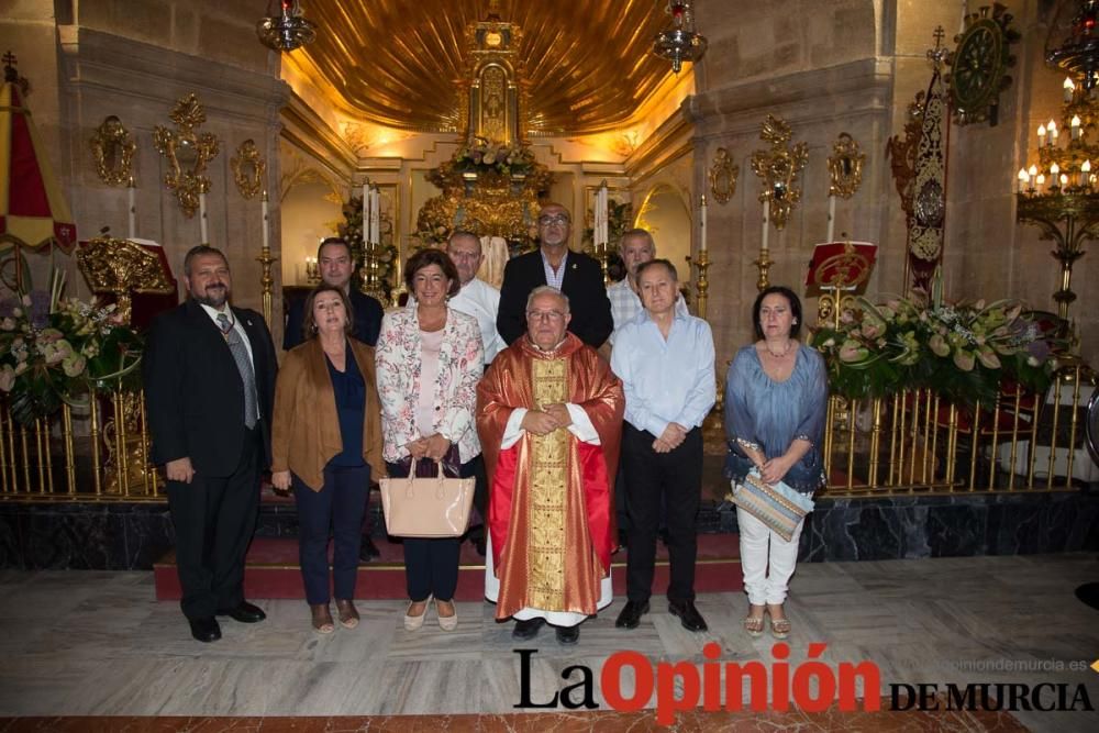 Homenaje a Alfonso Moya, Rector de la Basílica de