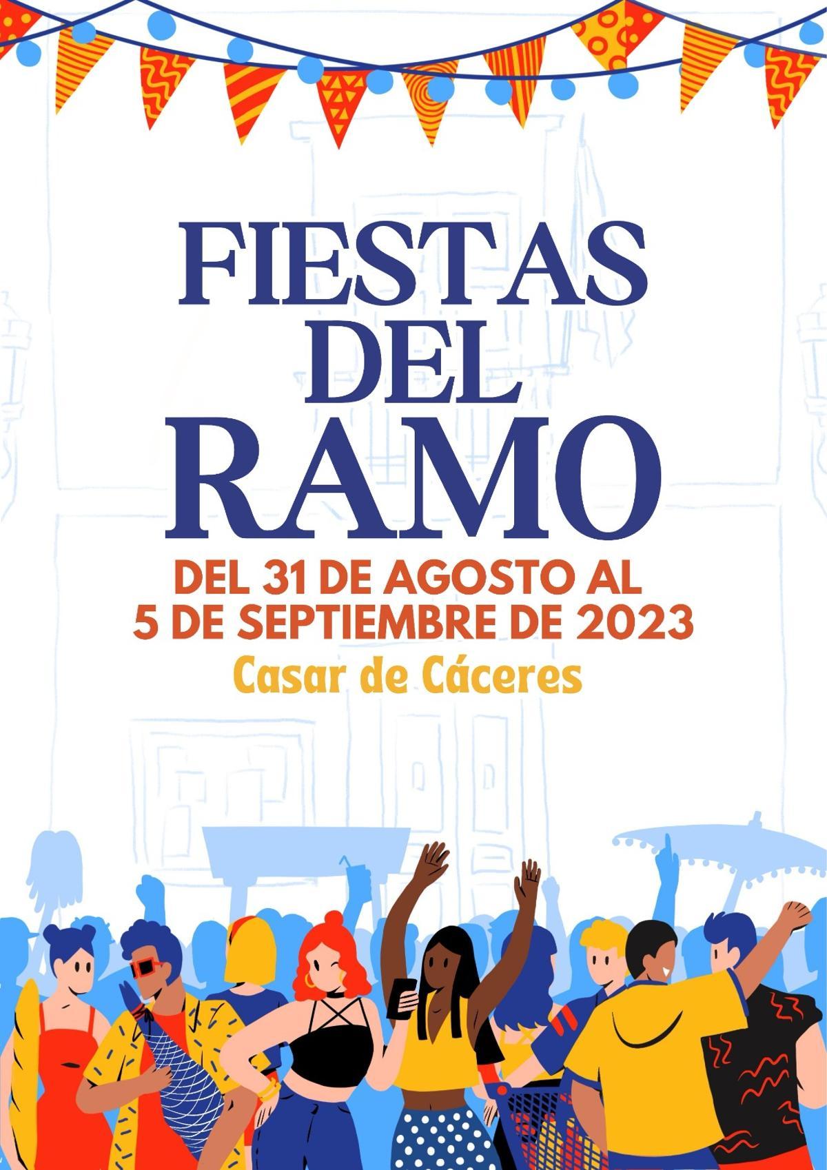 Cartel de las Fiestas del Ramo 2023.