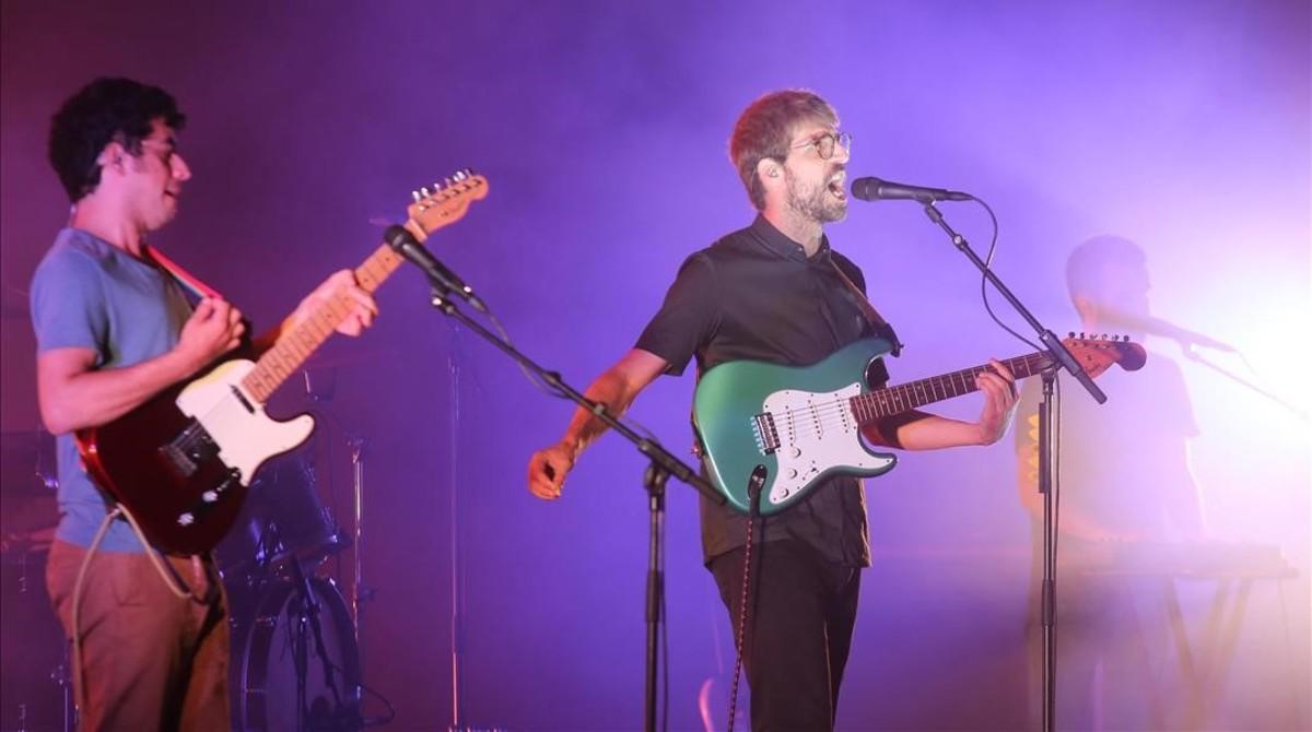 Actuació del grup Manel al Festival de Cap Roig, a Calella de Palafrugell.