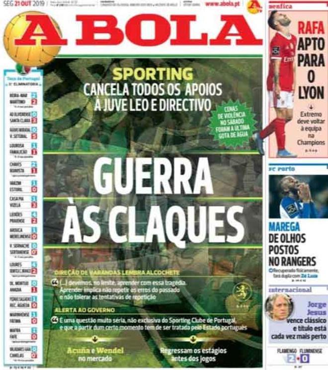 Las portadas del día en la prensa deportiva