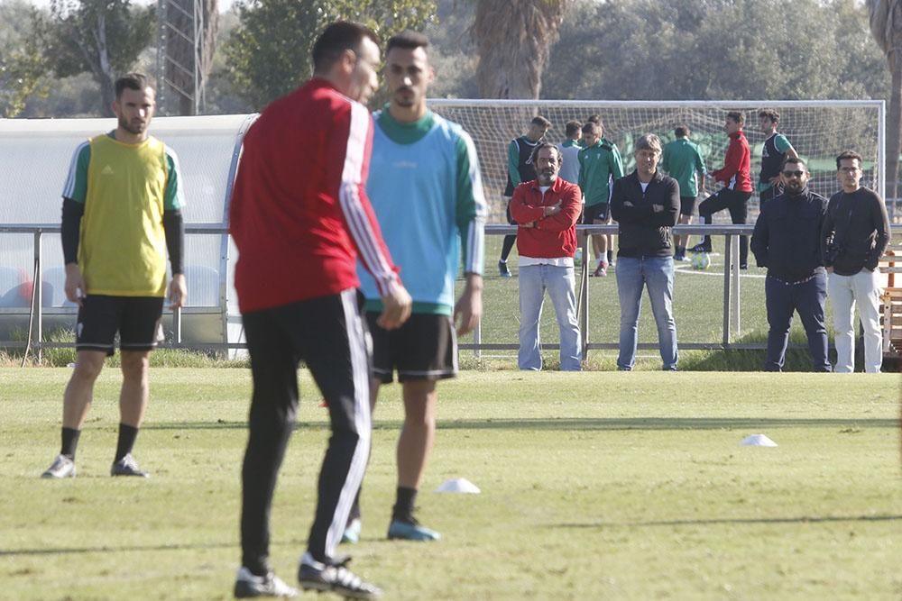 Primer entrenamiento de Raúl Agné con el Córdoba CF