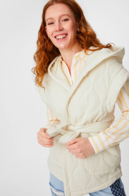 Chaleco acolchado con capucha de C&A
