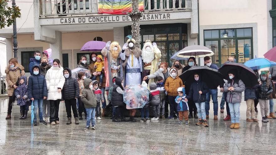 Los Reyes Magos, en Vilasantar.