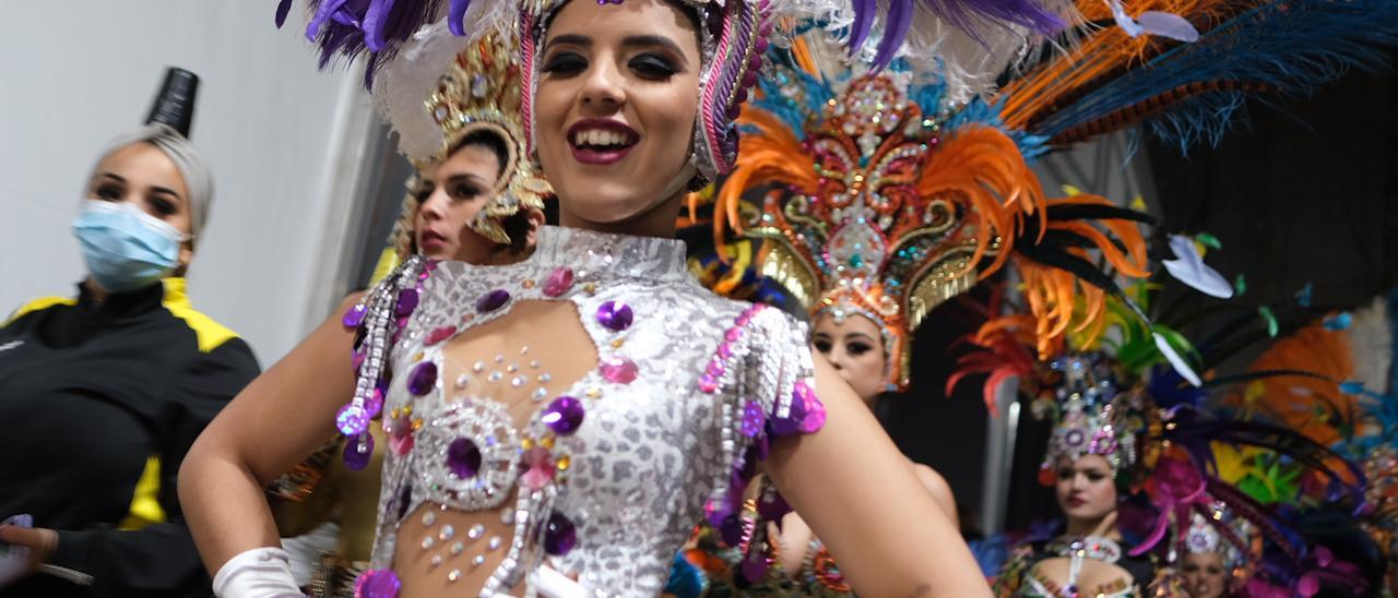 Las comparsas se preparan para salir a concursar en el Carnaval de Las Palmas de Gran Canaria 2022