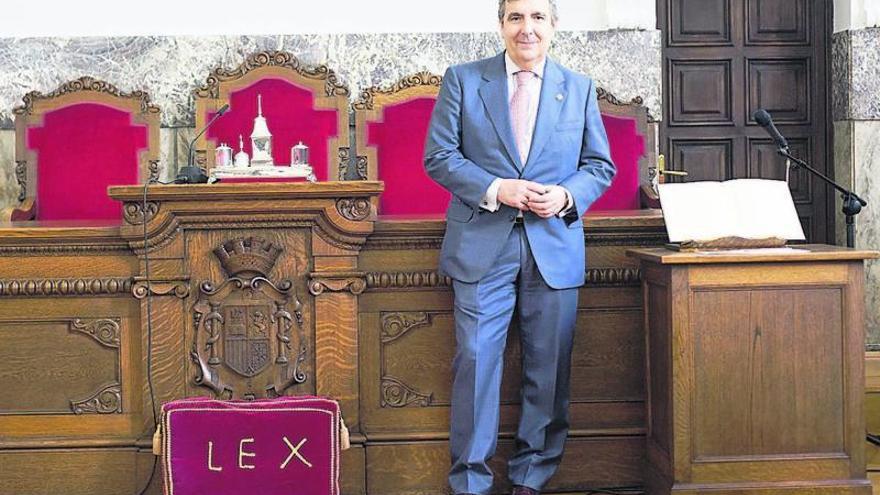 Juan Manuel Fernández, en el Tribunal Superior de Xustiza de Galicia.