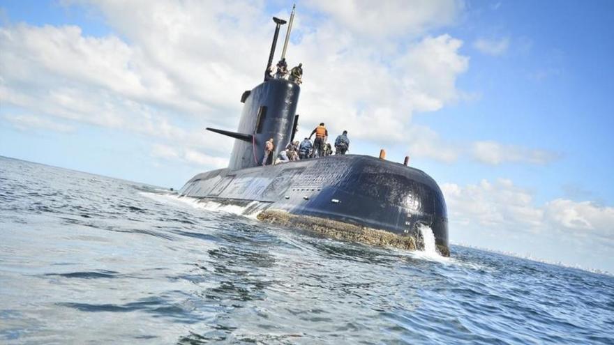 Operación internacional para localizar al submarino argentino