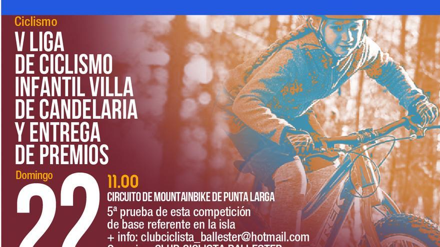 V Liga de Ciclismo Infantil Villa de Candelaria y entrega de premios