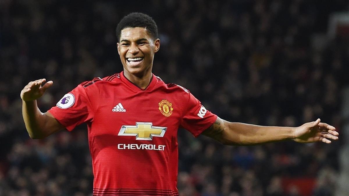 El delantero del Manchester United Marcus Rashford.