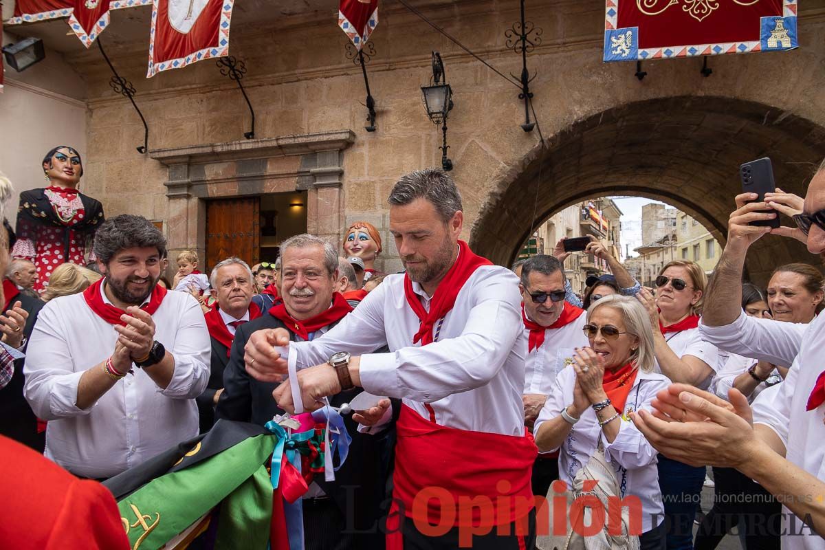 Moros y Cristianos en la mañana del día dos en Caravaca