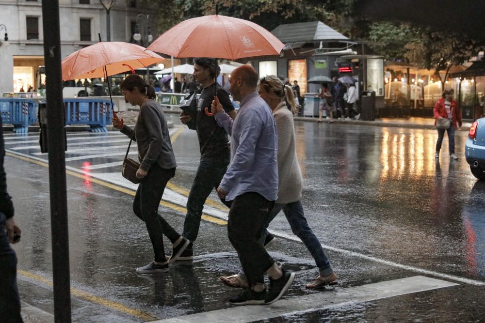 El temporal coge fuerza en toda Mallorca