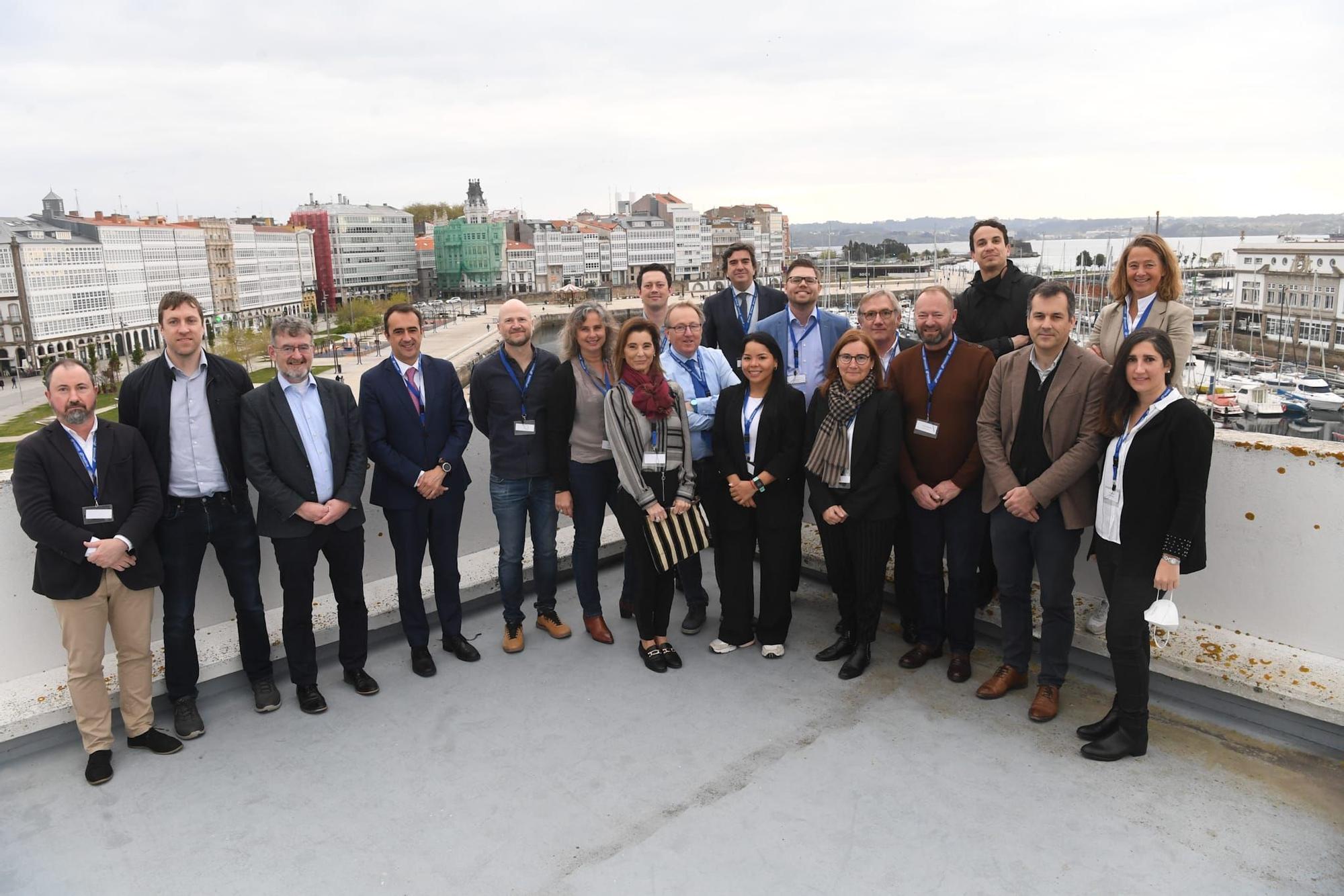 Representantes de doce puertos europeos se reúnen en A Coruña