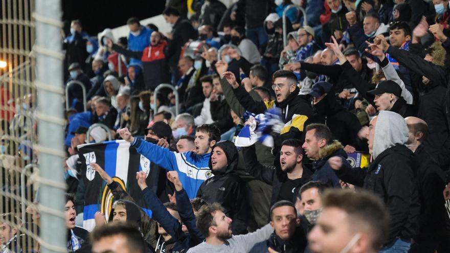 La afición del Hércules agota las entradas para el partido frente al Eldense y habrá marcha hacia el estadio