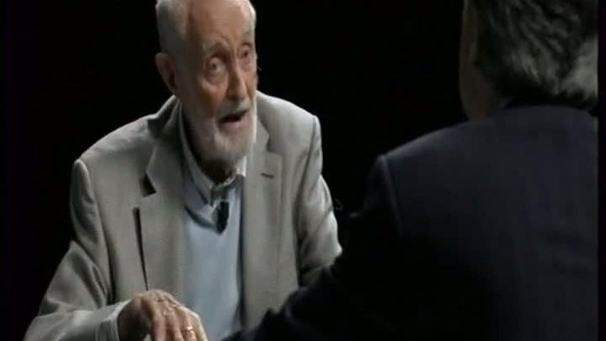 José Luis Sampedro va visitar Iñaki Gabilondo a Canal+.