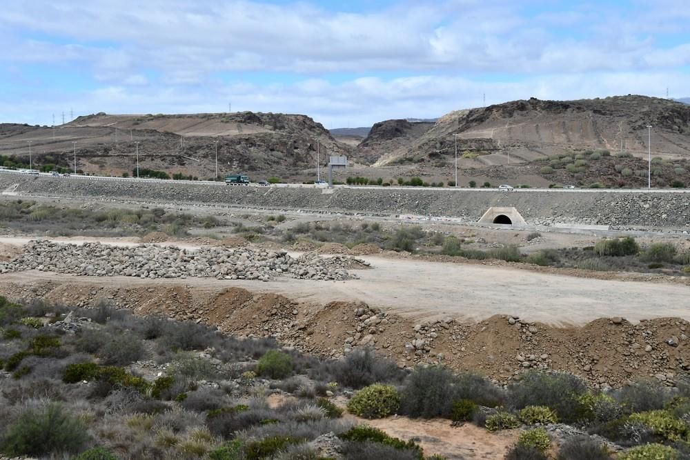 Barranco del Veril, en el que está proyectado construir el 'Siam Park'